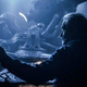 Ridley Scott en el set de rodaje de Covenant. Foto: Fox